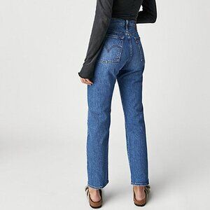 Women's (3) Jeans BUNDLE Straight High Waist  sz 28 - 30 Levis, Twik, Vibrant